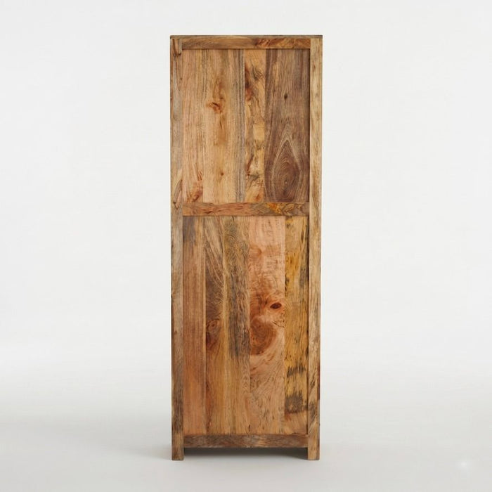 Light Dakota Mango Wood 76cm Tall Shelves - Due 10th October
