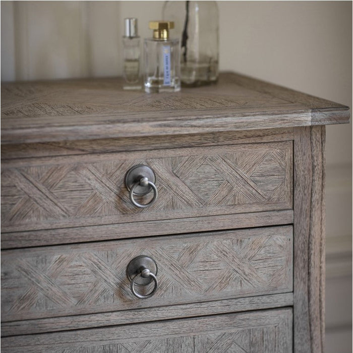 Camille French Style Weathered Tall Chest