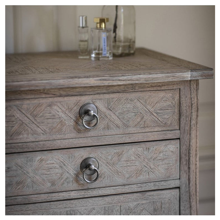 Camille French Style Weathered Tall Chest