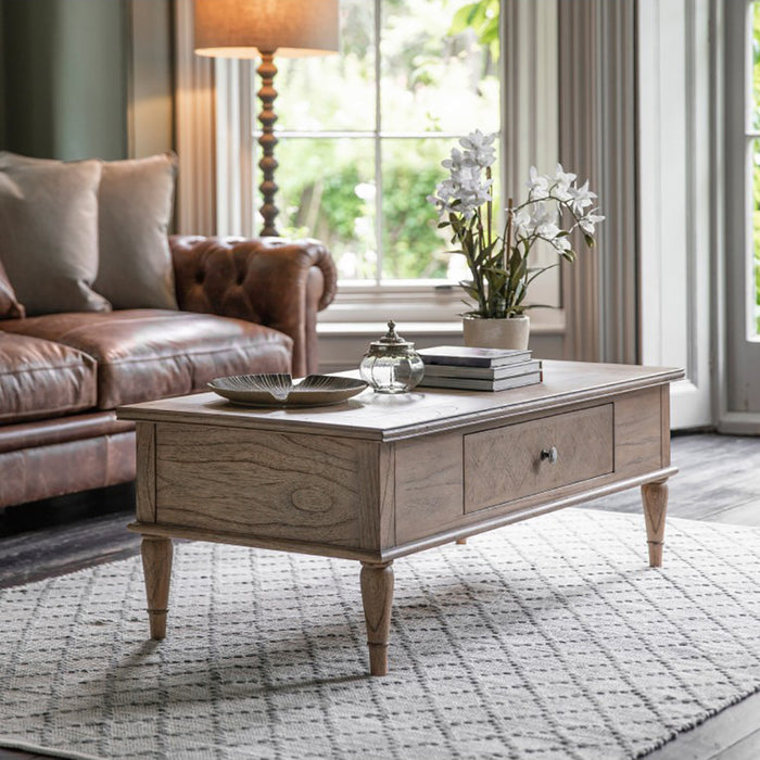 Camille Coffee Table With Drawer