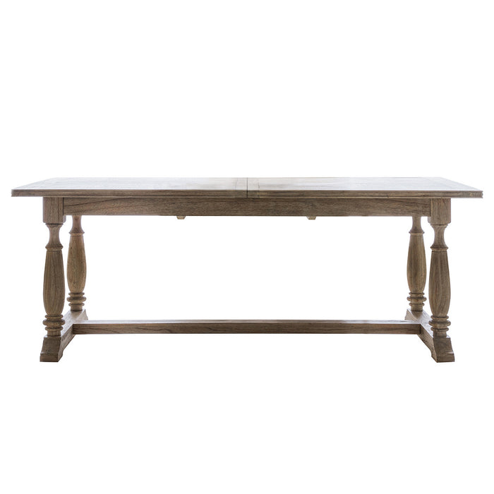 Camille French Weathered Extending Dining Table