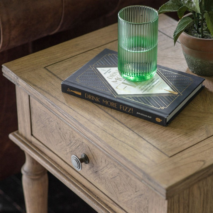 Camille French Style 1 Drawer Side Table