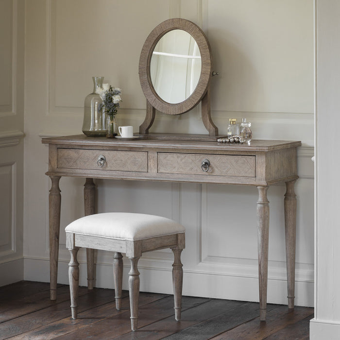 Camille French Style Weathered Stool