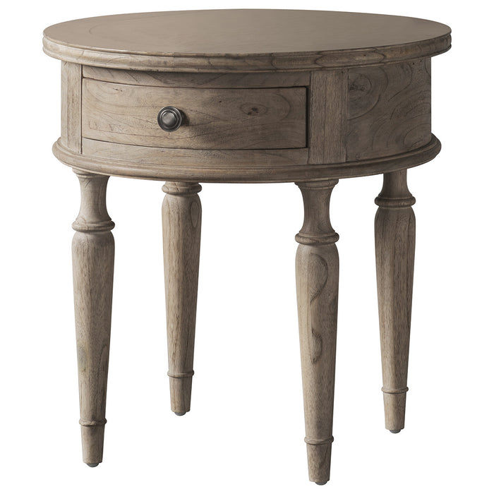 Camille French Weathered Side Table