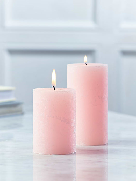 Blush Pillar Candle - Large