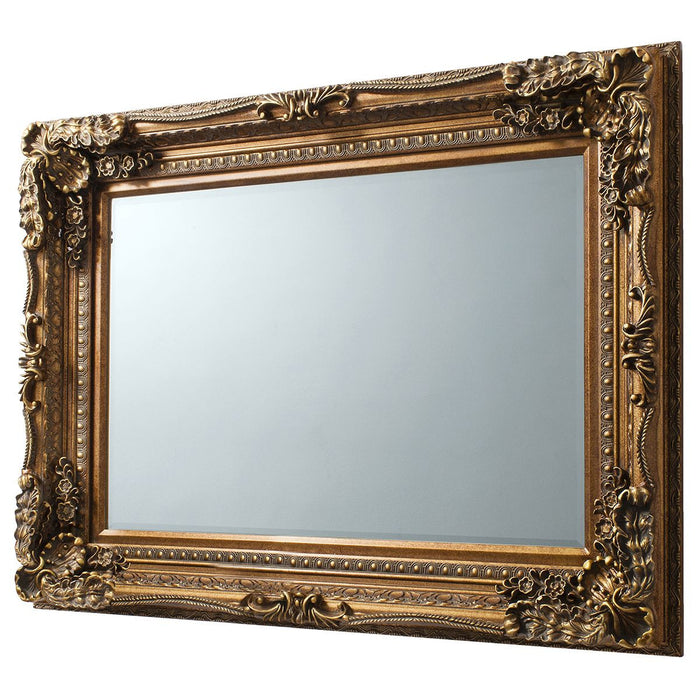 Carved Louis Mirror Gold