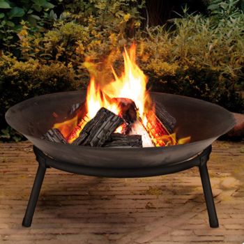 The Vulcan Hand-Cast Iron Hearth & Detachable Pedestal