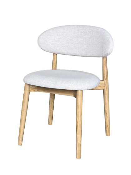 Acre & Artisan Light Solid Wood 220Cm Mango Wood Dining Table 8 Scandi Green Velvet Oak Dining Chair 1