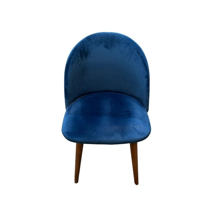 Ex Display Zena Velvet Dining Chair T516 - One Available