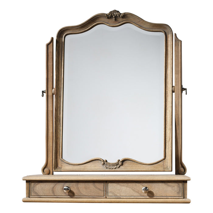 Charlotte Weathered French Inspired Dressing Table Mirror