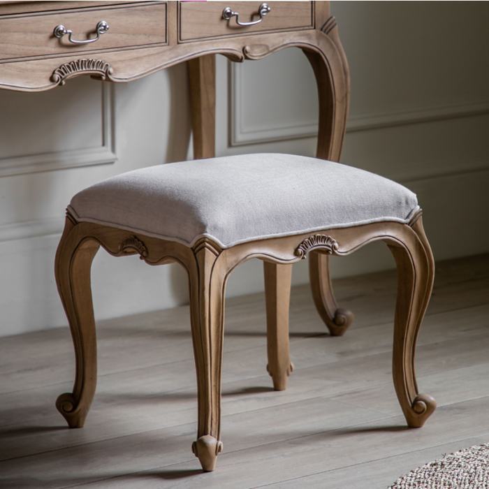 Charlotte Weathered French Inspired Stool