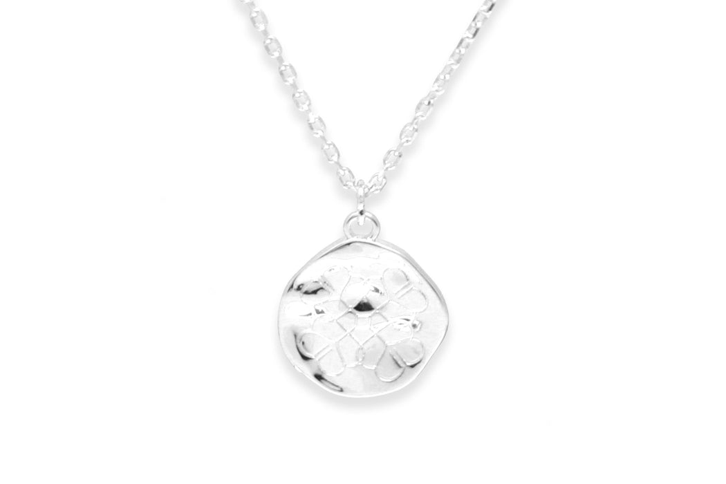 Silver Boho Betty Filigree Pendant & Chain