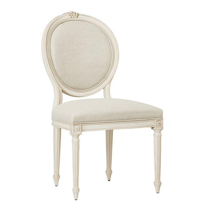 Chic French Oval Back Dining Chair