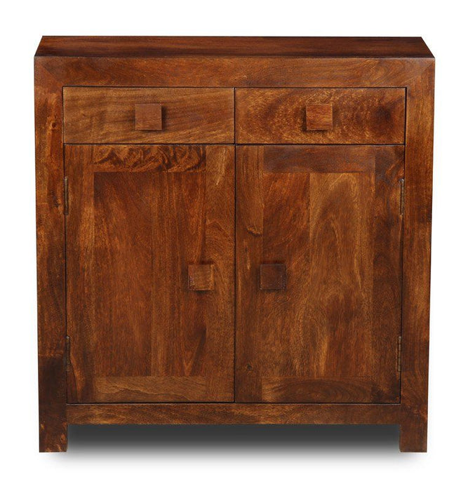 Dakota Mango Wood 85cm Shoe Cupboard - Due 8th September