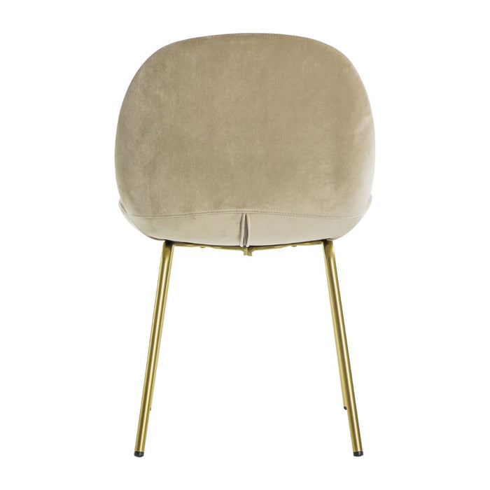 Contemporary Oatmeal Dining Chair 2pk