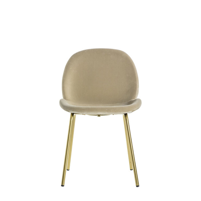 Contemporary Oatmeal Dining Chair 2pk