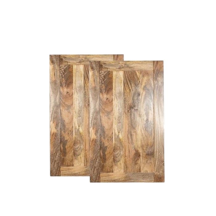 Mango Wood Fridge FreezerLarder Door Pack - In Stock