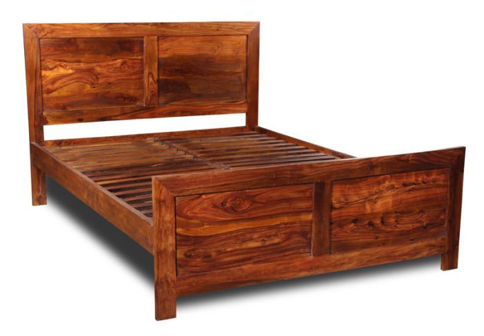 Ex Display Cube Sheesham 5ft Bed King Size T502 - One Available