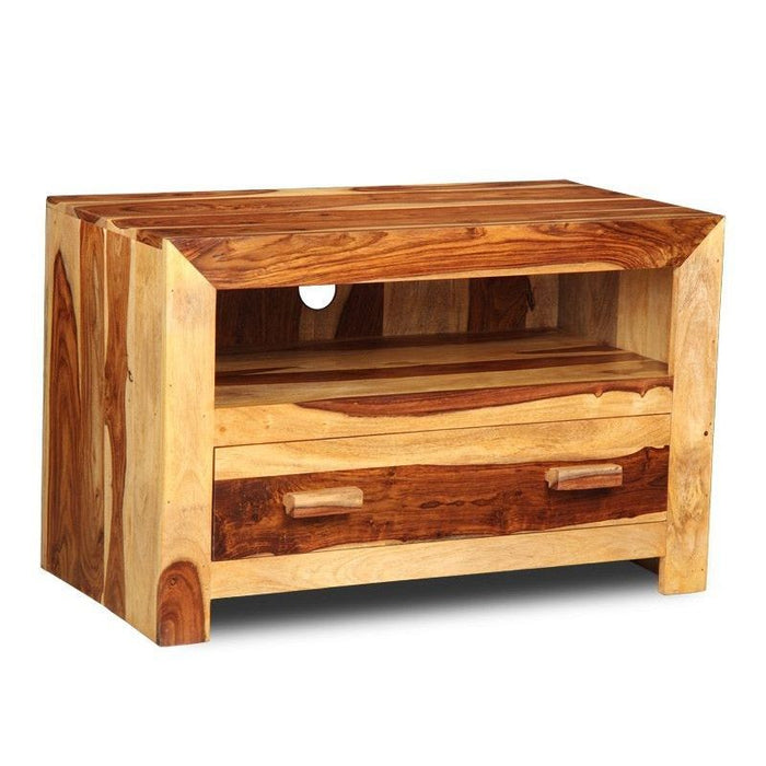 Cuba Light 86cm 1 Drawer Media Unit - In Stock