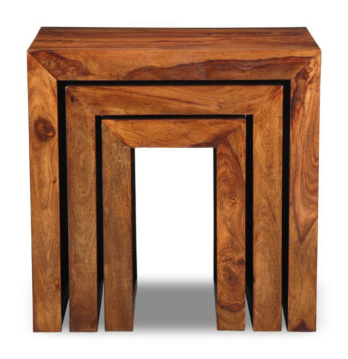 Cuba Mango - Honey - Nest of Tables - In Stock