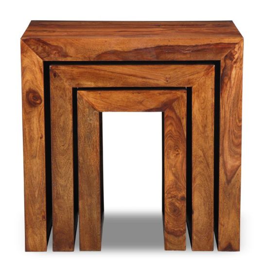 Acre & Artisan Cuba Nest Of 3 Tables
