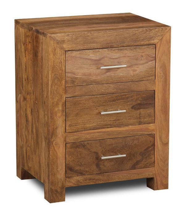 Ex Display Cube Natural 3 Drawer Chest T198
