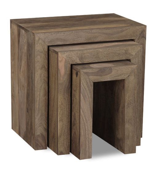 Acre & Artisan Cuba Nest Of 3 Tables