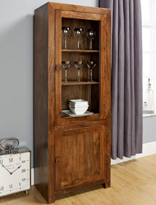 Dakota Mango Wood 67cm Display Unit - Due 8th September