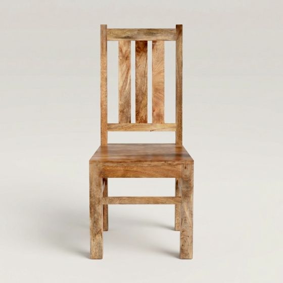Acre & Artisan Light Solid Wood Dining Chair