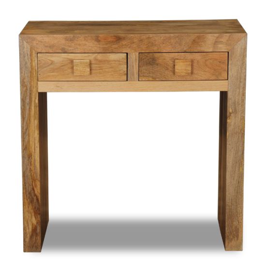 Acre & Artisan Light Solid Wood Console Table (80cm)