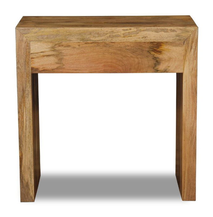 Light Dakota Mango Wood 80cm Console Table - In Stock