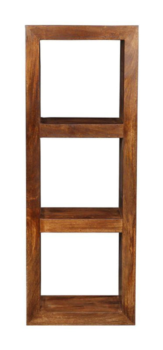 Dakota Mango Wood 50cm Triple Storage Cube - In Stock