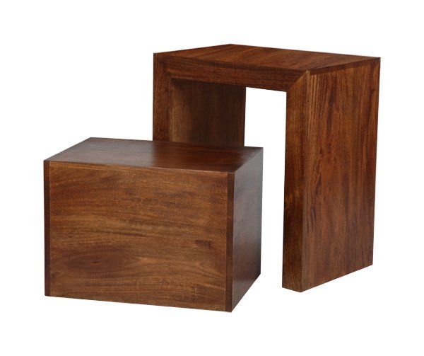 Acre & Artisan Solid Wood Cube Nest 156