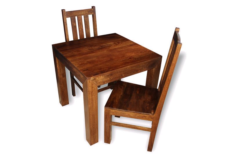 Dakota 80cm Dining Table & 2 Dakota Dining Chairs - In Stock