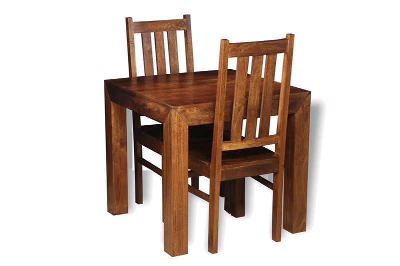 Dakota 80cm Dining Table & 2 Dakota Dining Chairs - In Stock