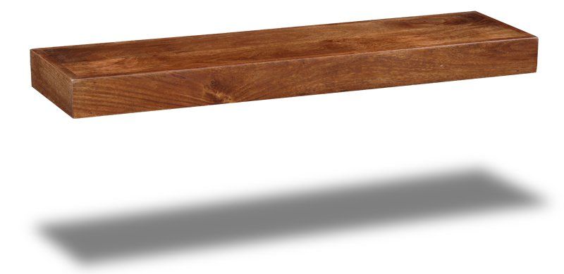 Dakota Mango Wood 80cm Floating Shelf - In Stock