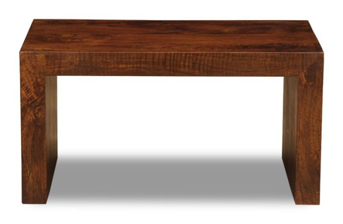 Acre & Artisan Solid Wood Small Open Coffee Table (85cm)