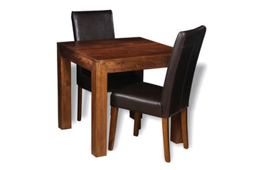 Acre & Artisan Premium 80cm Dining Table & 2 Barcelona Chairs (2 Colours)