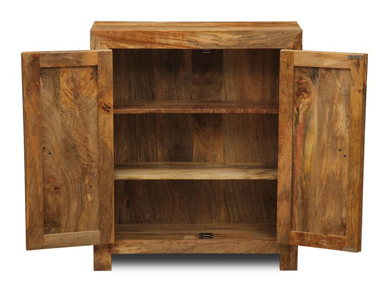 Light Dakota Mango Wood DVD Cabinet - Due 8th September