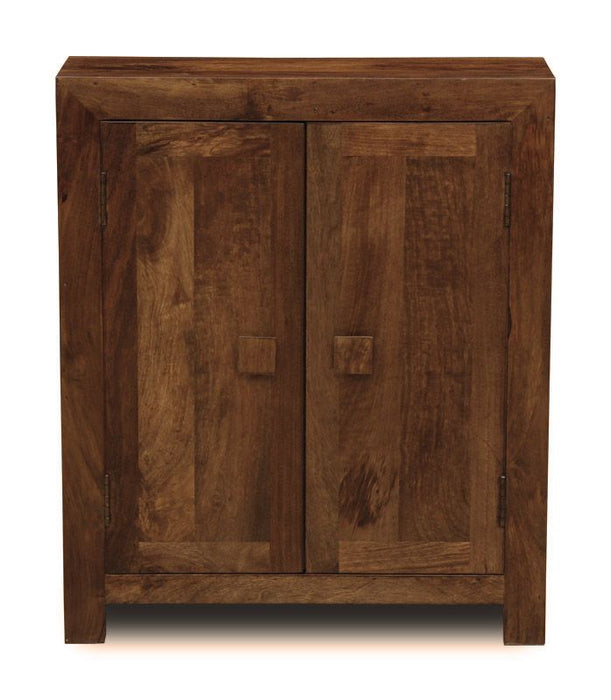 Dakota Mango Wood DVD Storage Cabinet - In Stock