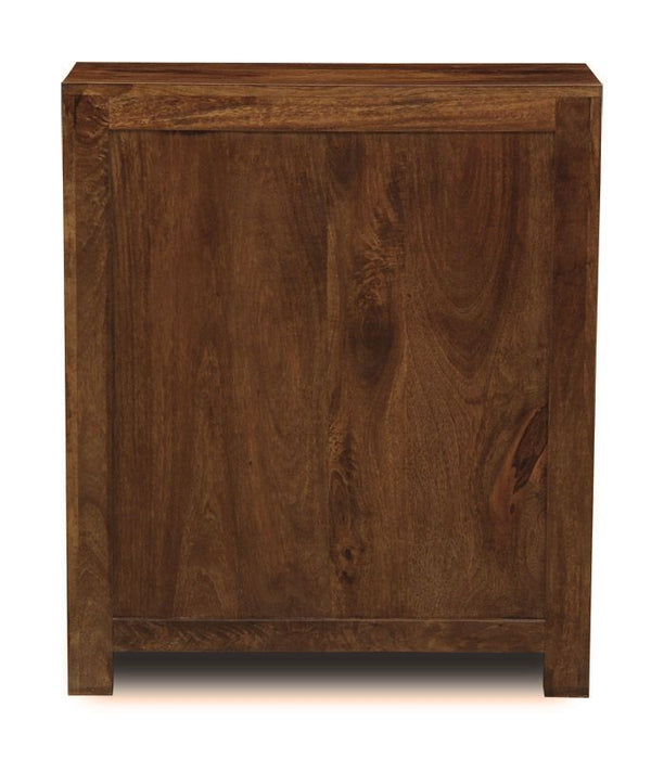 Dakota Mango Wood DVD Storage Cabinet - In Stock