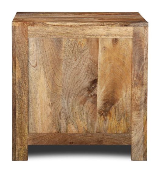 Acre & Artisan Light Solid Wood 4 Drawer Bedside Unit 691 (52cm)