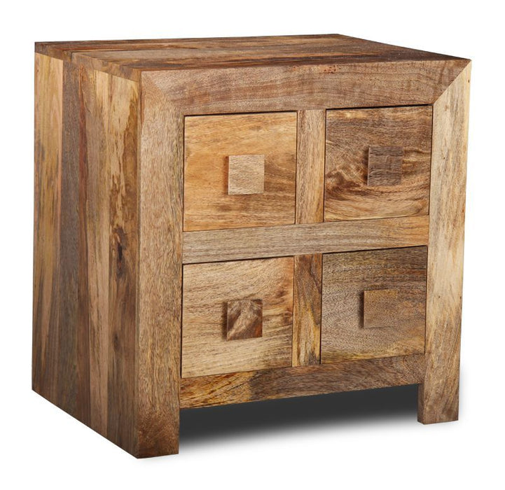 Light Dakota 52cm 4 Drawer Chest - In Stock