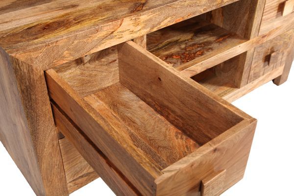 Light Dakota 115cm 4 Drawer Media Unit - In stock