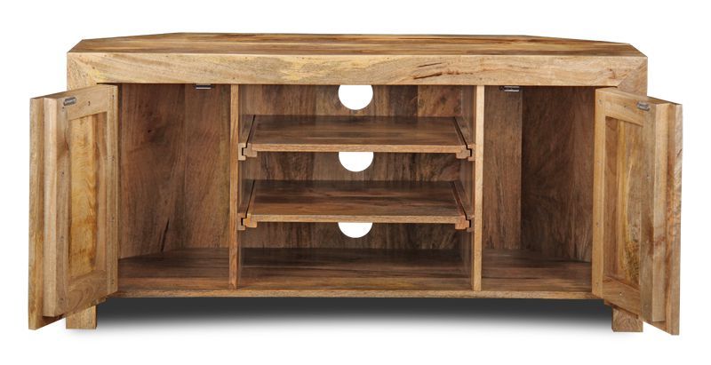 Light Dakota 120cm Corner TV Unit - In Stock