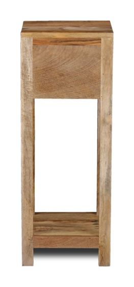 Acre & Artisan Light Solid Wood Lamp Table 717