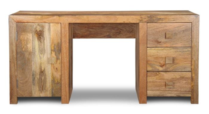 Acre & Artisan Light Solid Wood Office Desk 365 (160cm)