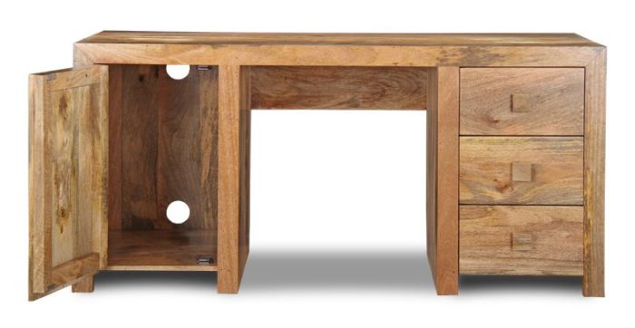 Acre & Artisan Light Solid Wood Office Desk 365 (160cm)