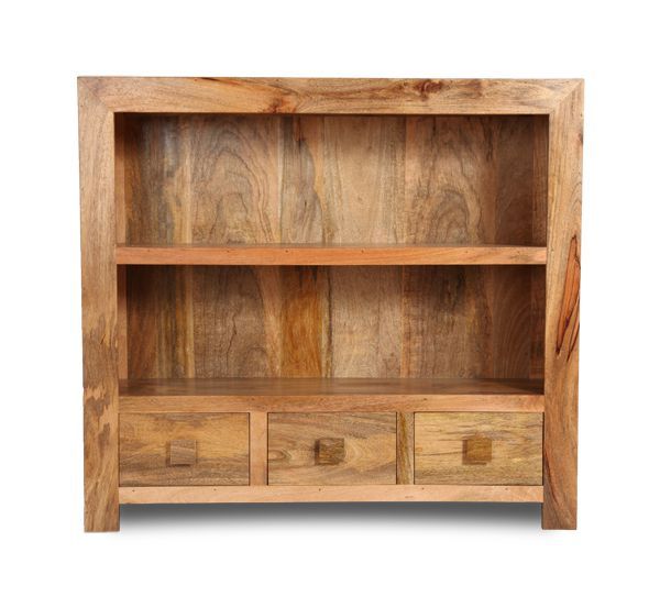 Light Dakota 110cm Low Bookcase - In Stock