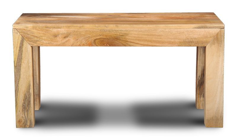 Light Dakota Mango Wood 90cm Bench - In stock